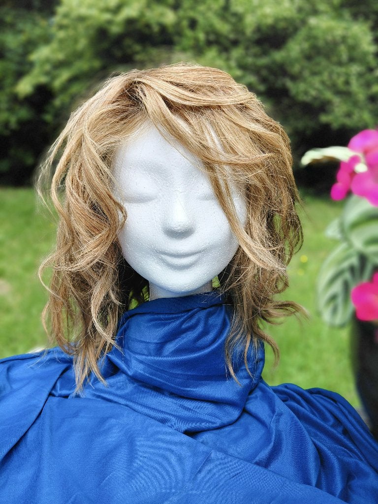 Pruik - echt haar - nooit gedragen - nieuw - maat L/XL, Handtassen en Accessoires, Uiterlijk | Haarverzorging, Nieuw, Pruik of Haarverlenging