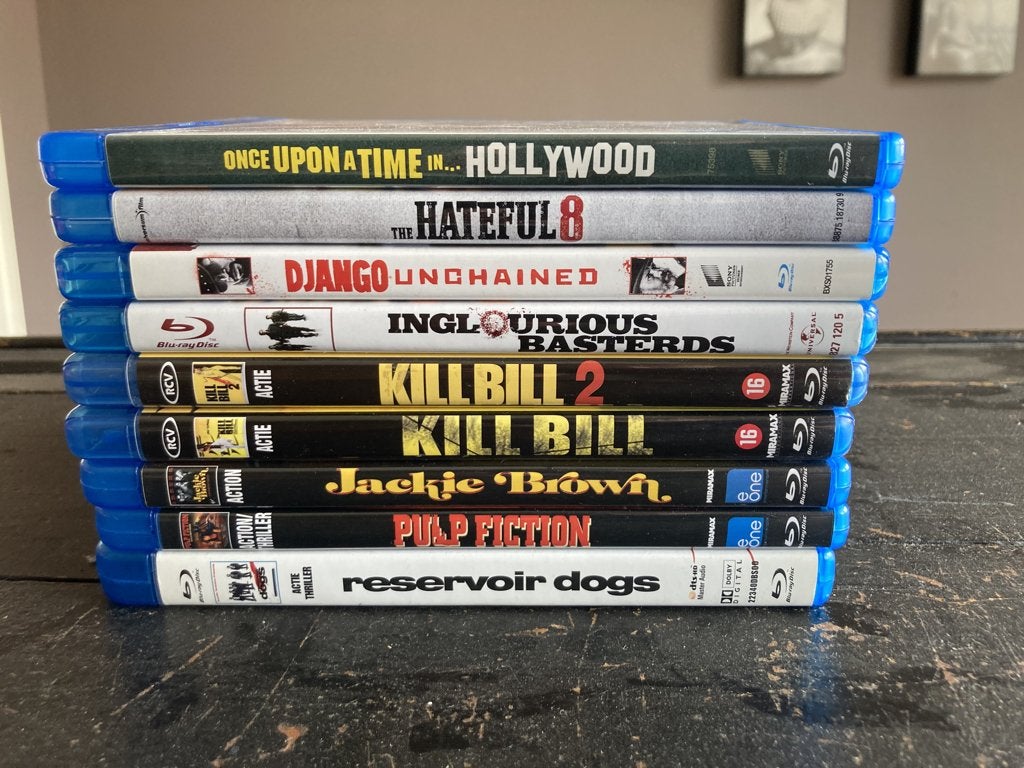 Tarantino films op blu-ray, Ophalen, Engels, Zo goed als nieuw, Blu-ray