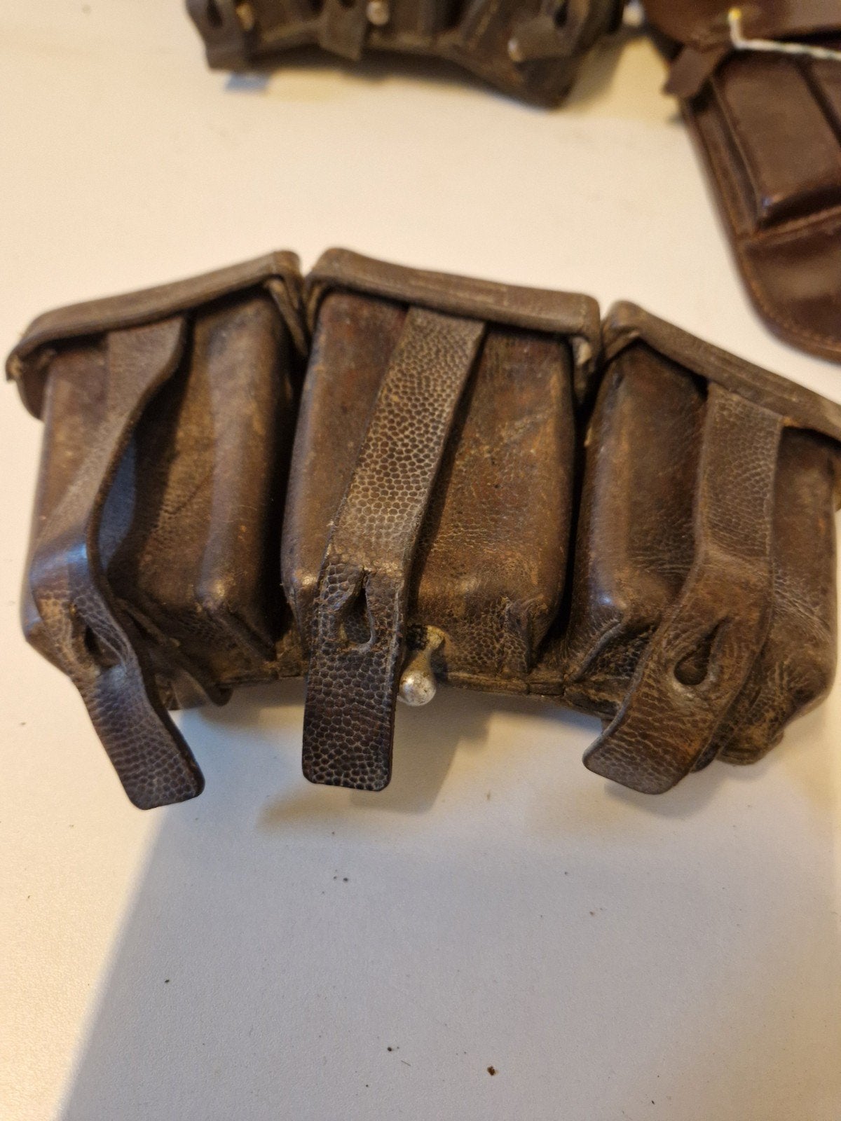 ww2 duits K98 tasjes bruin, Verzamelen, Militaria | Tweede Wereldoorlog, Ophalen of Verzenden