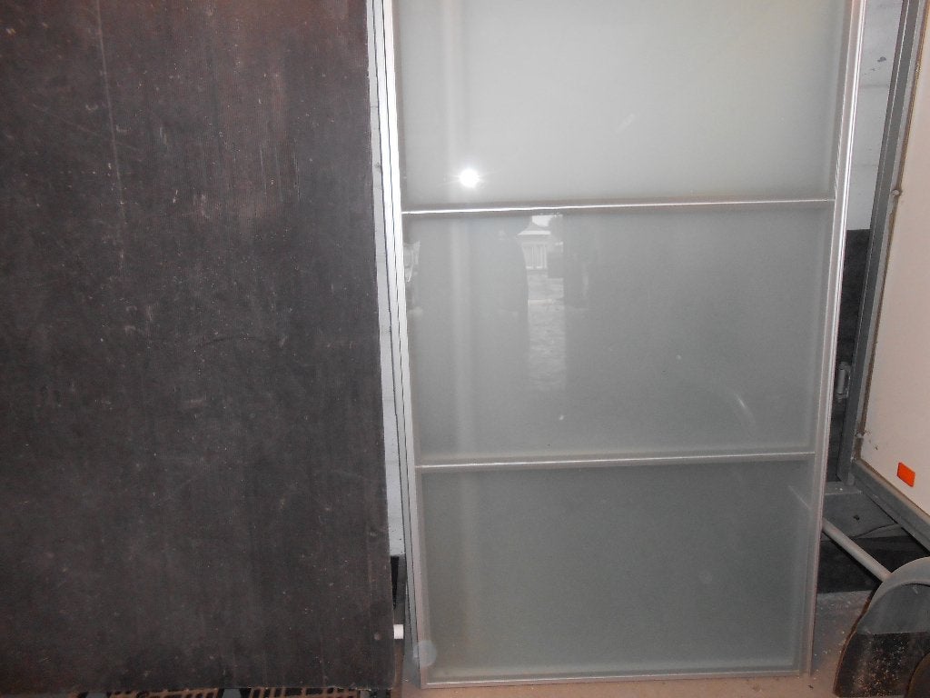 wand met veiligheidsglas, Ophalen, Zo goed als nieuw, Veiligheidsglas
