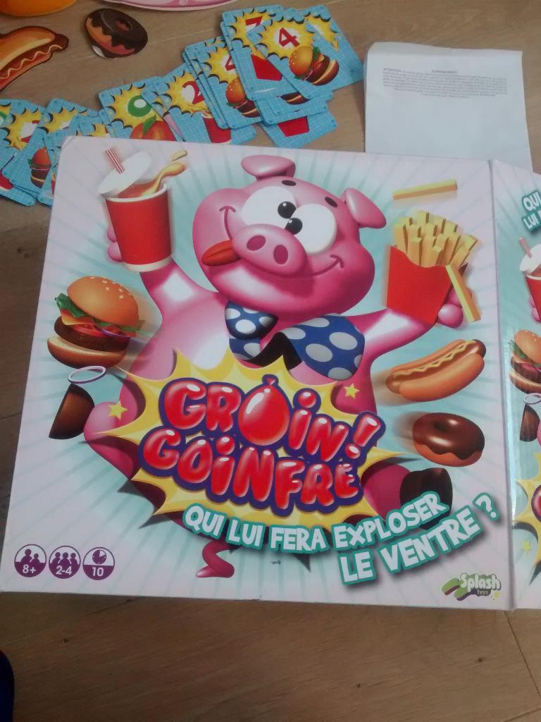Groin Goinfre, Jeu enfant 5+, Een of twee spelers, Ophalen, Gebruikt