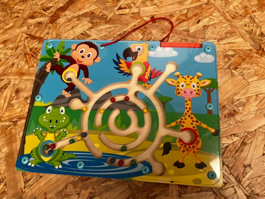 Magnetisch doolhof spel, Kinderen en Baby's, Ophalen of Verzenden, Zo goed als nieuw