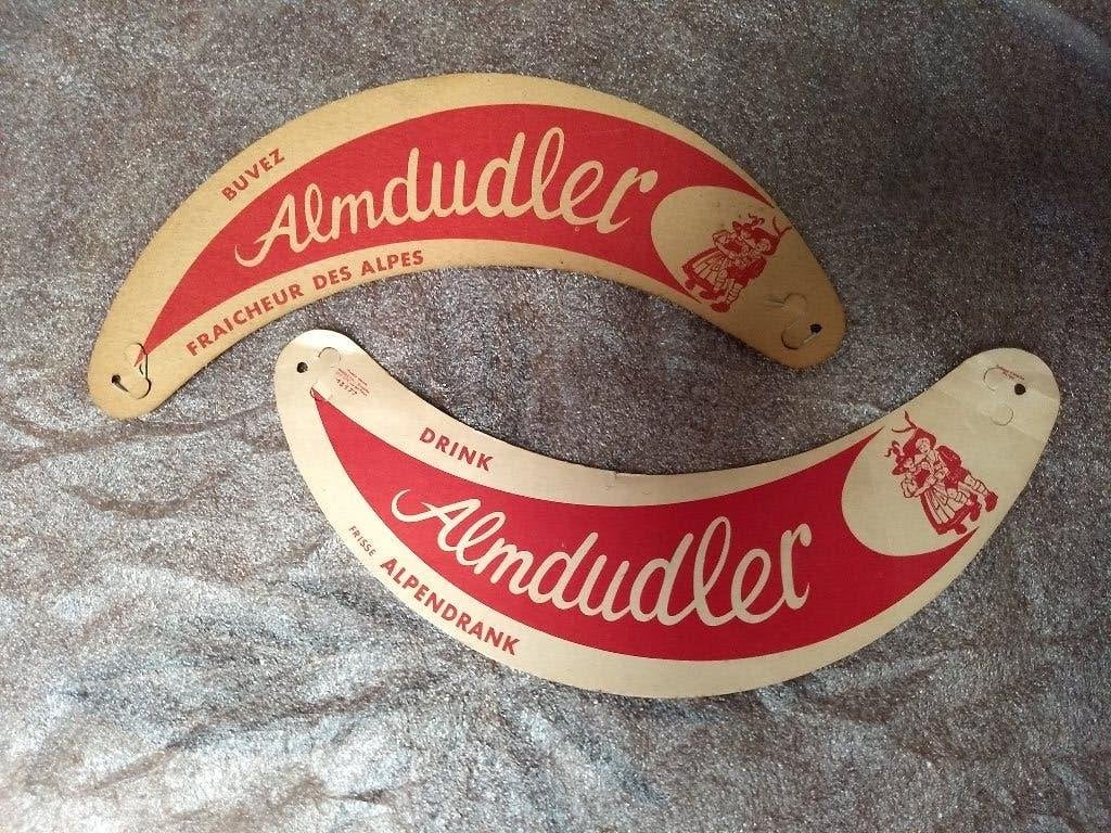 Almdudler - zon klepje - in karton - dubbelzijdig, Enlèvement ou Envoi, Comme neuf, Autres types, Autres marques