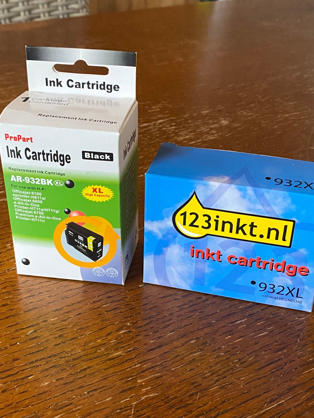 2 zwarte cartridges voor HP 6600 officejet, Computers en Software, Ophalen, Nieuw, Cartridge