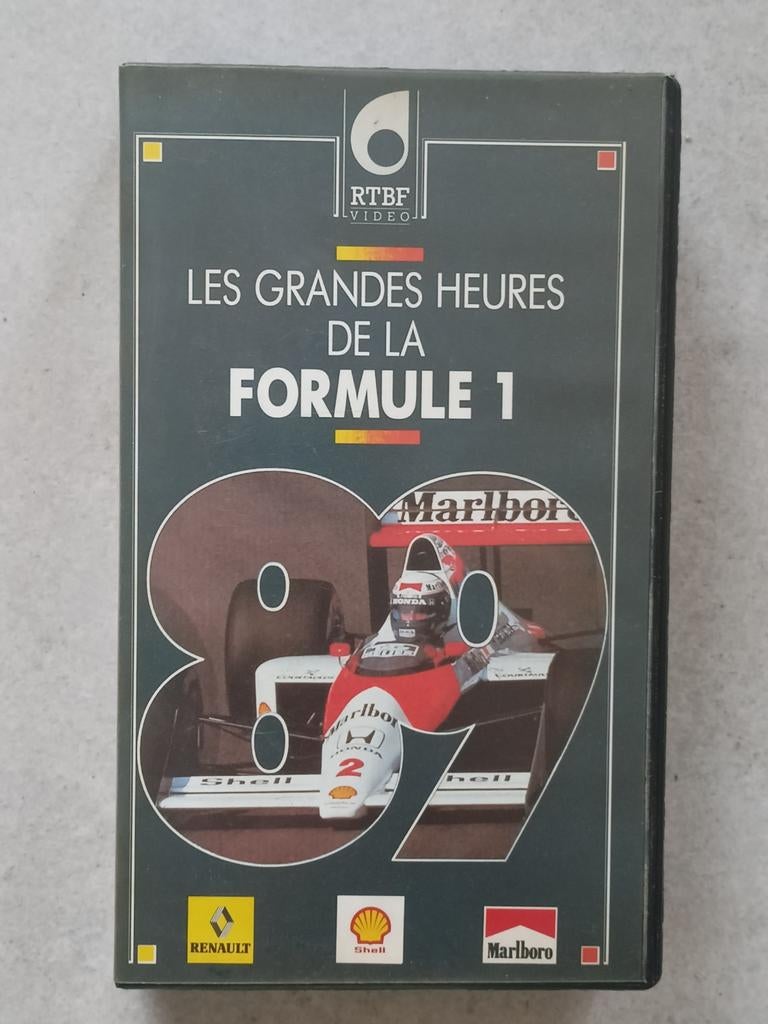 VHS Formule 1 RTBF Marlboro 1989, Collections, Enlèvement ou Envoi