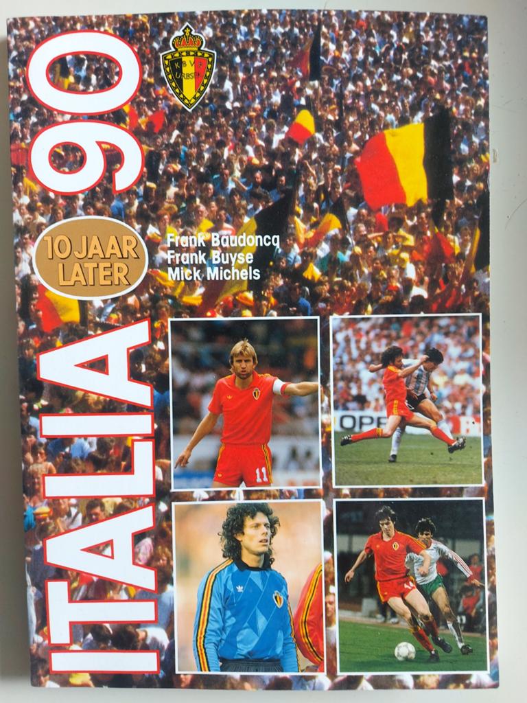 “Italia 90 – 10 jaar later” – officieel KBVB boek, Enlèvement, Neuf, Livre ou Revue