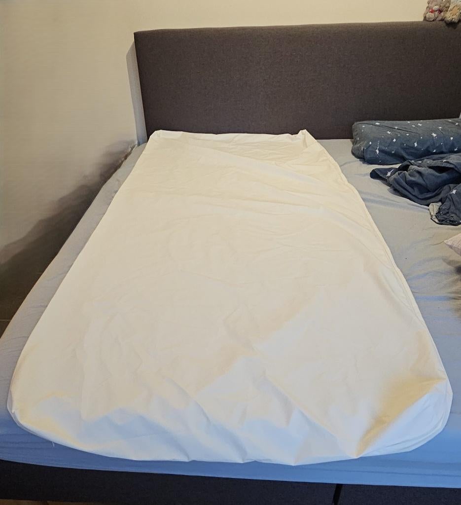 Amp Hoes Anti Stofmijt 90X200X16Cm anti allergie, Huis en Inrichting, Slaapkamer | Beddengoed, Gebruikt, Hoeslaken of Sloop, Eenpersoons