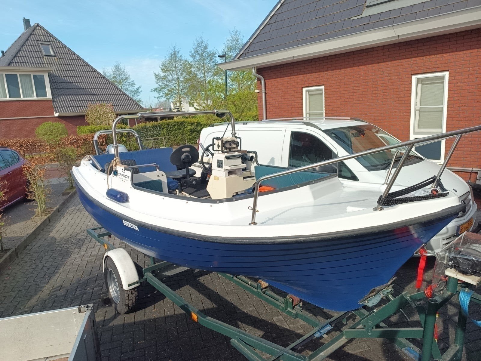 Sloop 8 places en état de navigabilité CRANCHI, Sports nautiques & Bateaux, Sloep, Enlèvement ou Envoi, Remorque