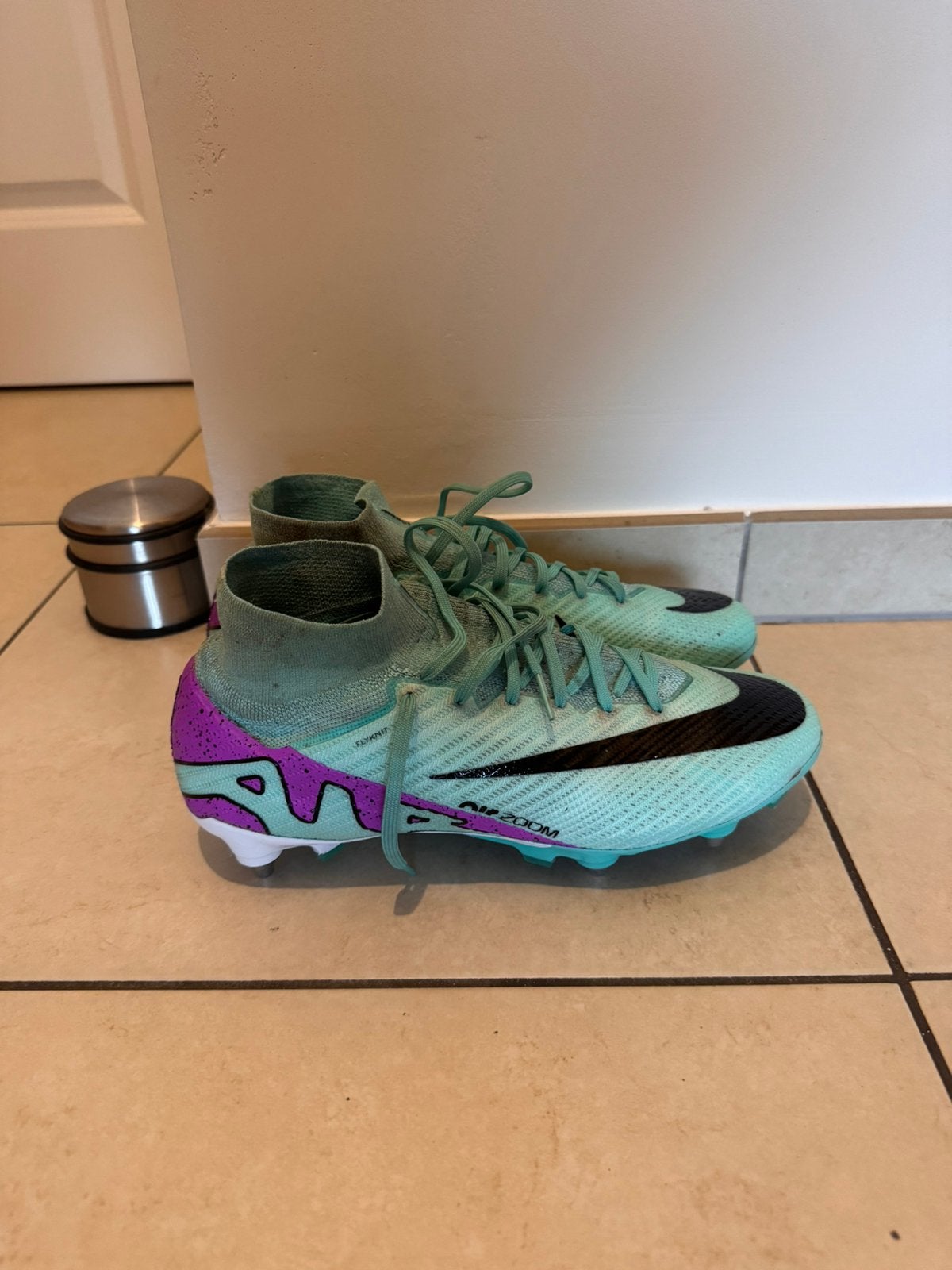 Nike Zoom Mercurial Superfly 9 Elite SG, Sports & Fitness, Football, Enlèvement ou Envoi, Utilisé, Chaussures