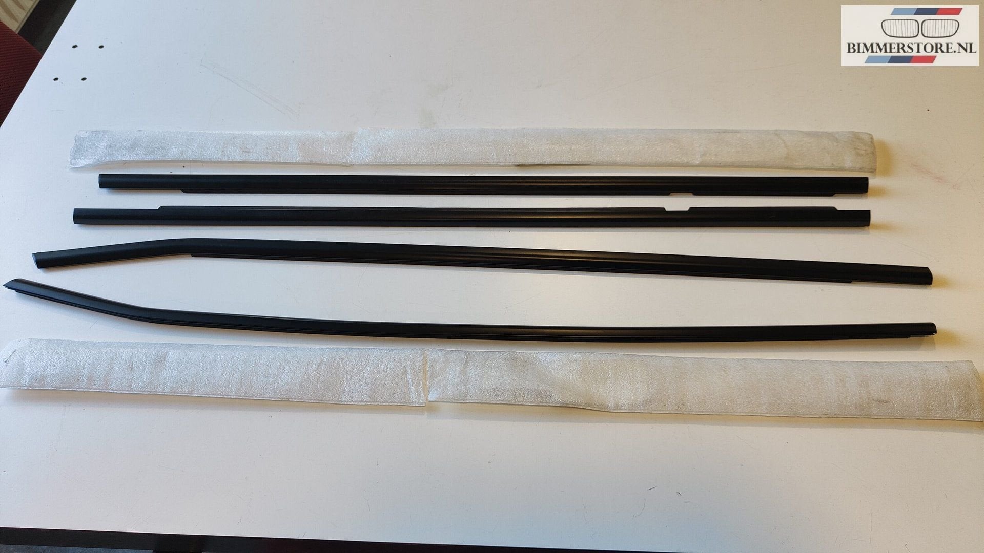 Set zwarte deur raamlijsten buitenzijde BMW X6 serie E71, Ophalen, Gebruikt, -, -