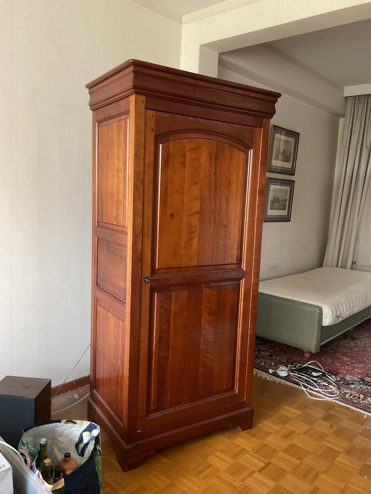 Notelaar hoge kast, Antiek en Kunst, Ophalen
