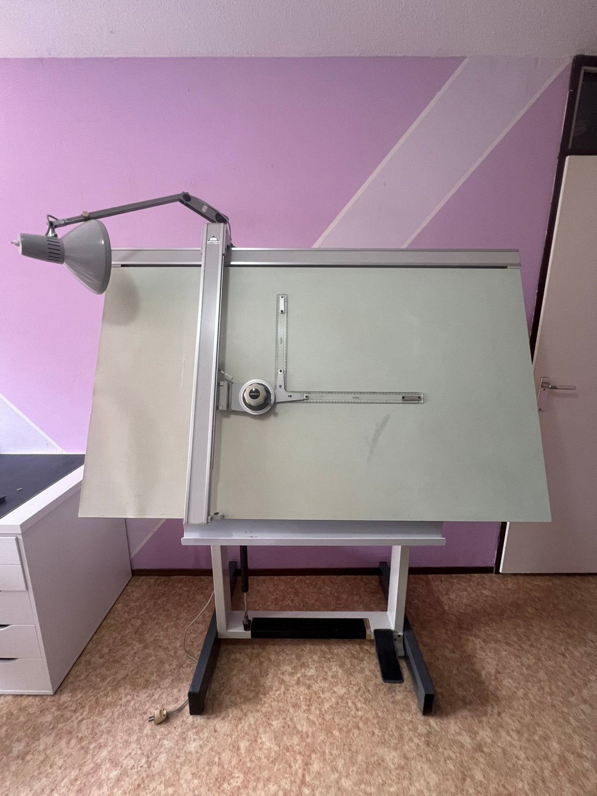 Tekentafel, Doe-het-zelf en Bouw, Tekentafels, Ophalen, Gebruikt, Verlichting