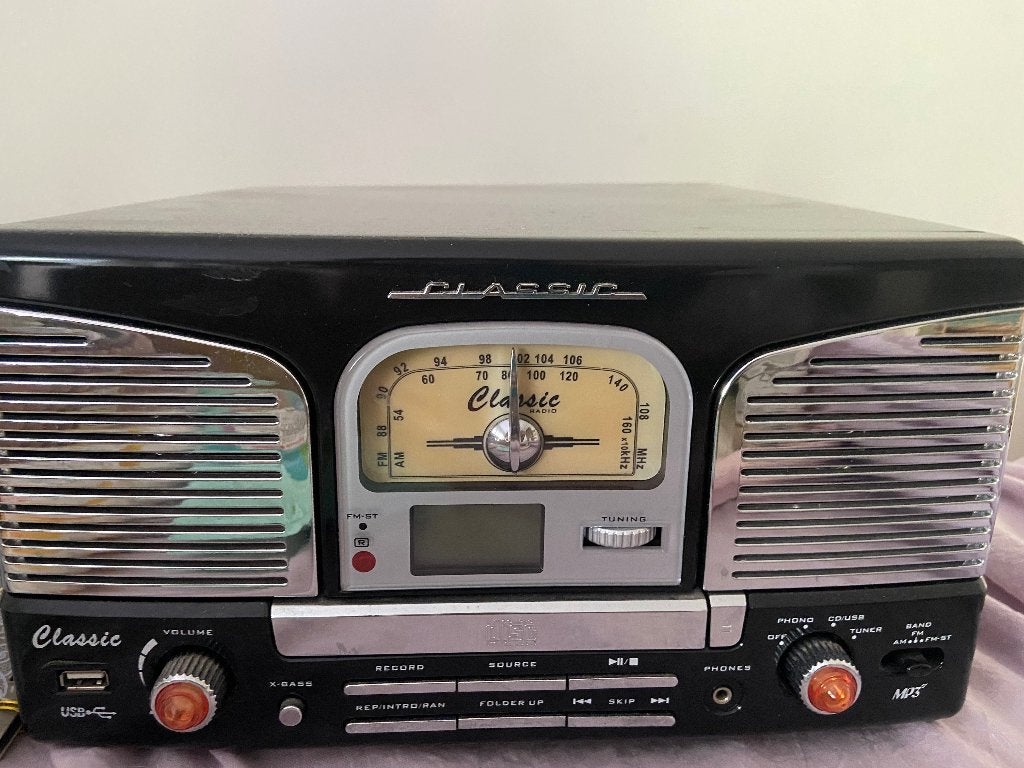 Platenspeler met radio en cd-speler, Audio, Tv en Foto, Platenspelers, Ophalen, Gebruikt, Platenspeler, Overige merken