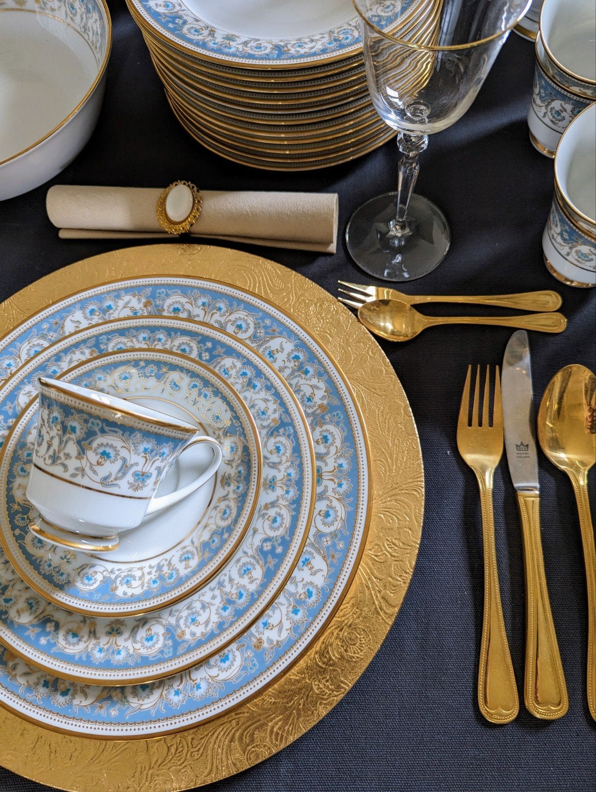 Noritake koffie en eetservies voor 12 pers, perfecte staat, Ophalen
