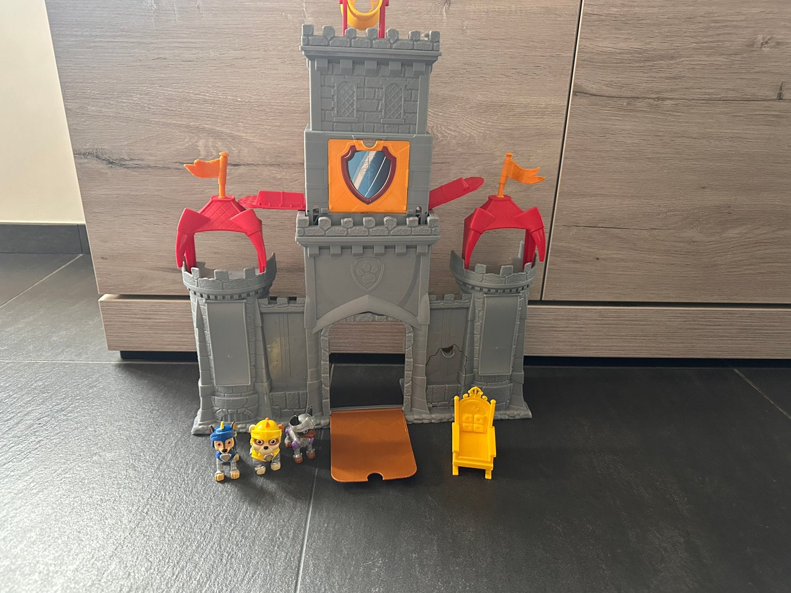 Paw Patrol ridder kasteel, Enlèvement, Utilisé
