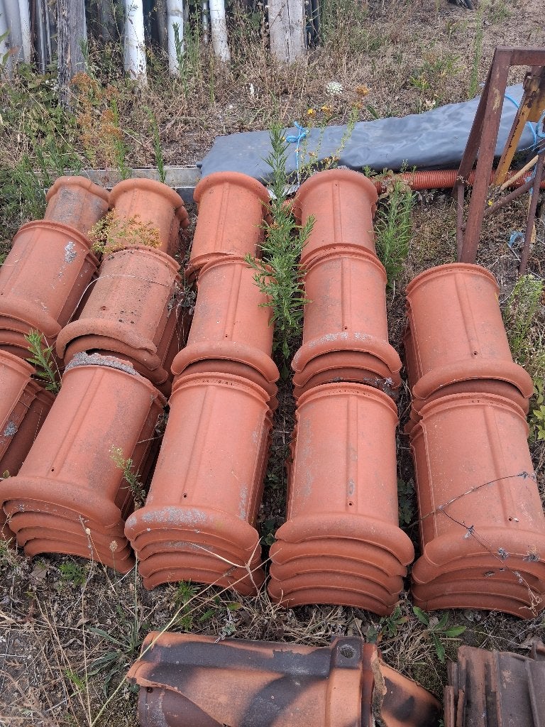 Meerdere soorten dakpannen, Doe-het-zelf en Bouw, Ophalen, Gebruikt, 15 m² of meer, Dakpannen