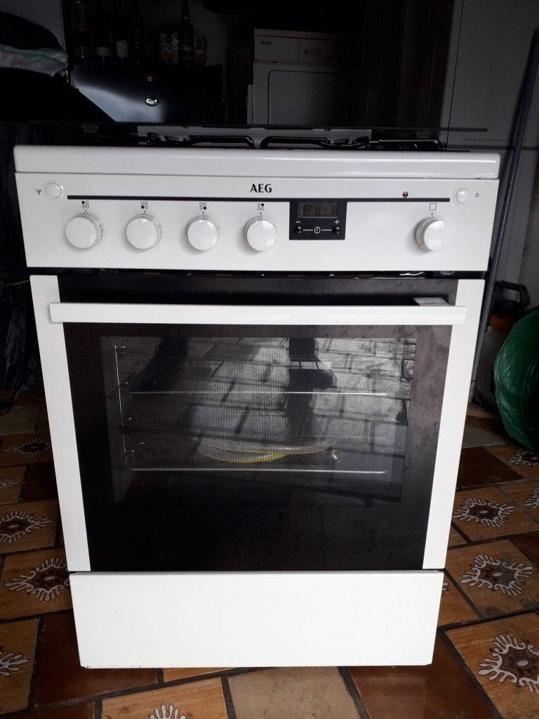 Cuisinière gaz AEG, Gaz, 4 zones de cuisson, Comme neuf, Enlèvement