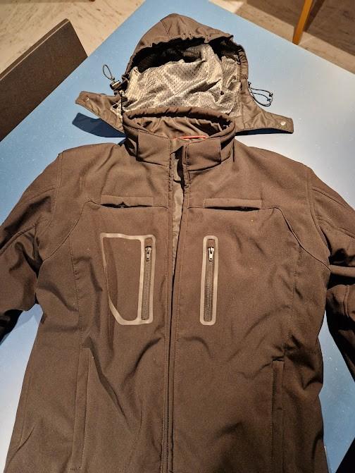 Motorjas softshell/hoodie maat L, Motoren, Kleding | Motorkleding, Jas | textiel, Heren, Tweedehands, Ophalen of Verzenden