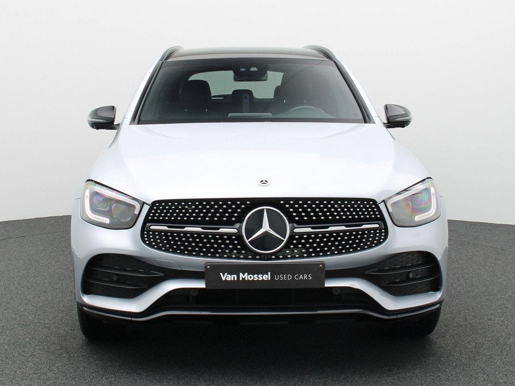 Mercedes-Benz GLC 200 d AMG LINE + CARPLAY + BURMESTER + PAN, Argent ou Gris, Achat, Euro 6, Noir