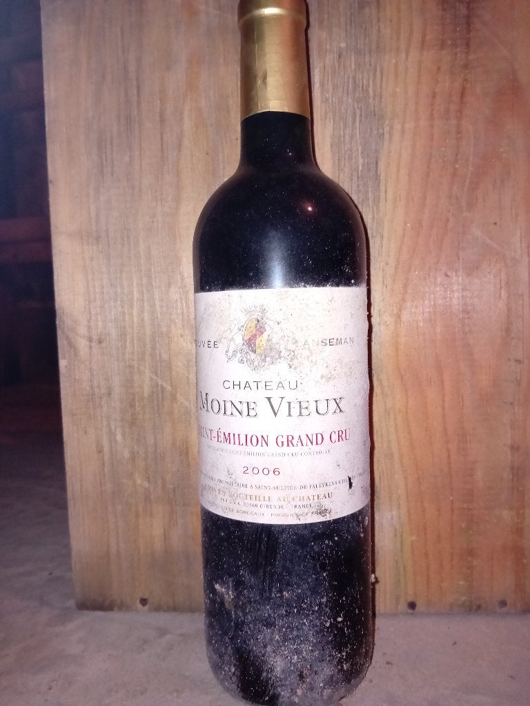 Vin rouge Saint-Émilion Grand Cru 2006 Château Moine Vieux, Enlèvement, Vin rouge, Pleine
