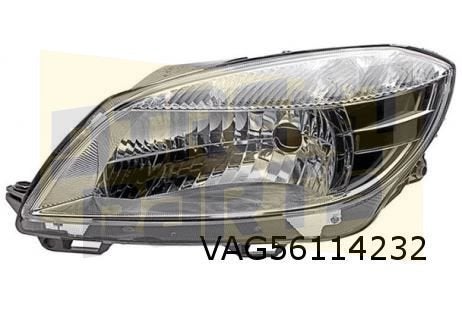 Skoda Fabia II/Roomster (3/10-) Koplamp Rechts (halogeen H4), Auto-onderdelen, -, Verzenden, -, Nieuw