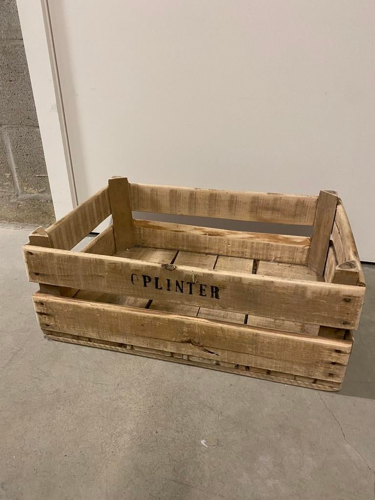 Houten kist, Ophalen, Gebruikt