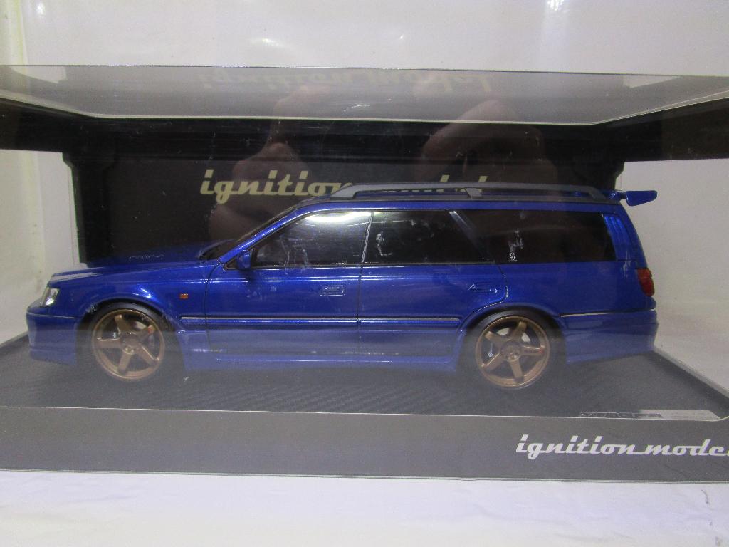 ignition model 1:18 nissan stagea 260rs, Enlèvement ou Envoi, Comme neuf, Voiture, Autres marques
