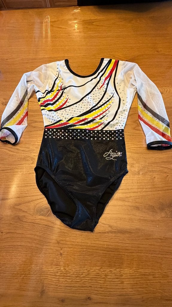 Turnpakjes agiva maat 10, Sport en Fitness, Turnen, Ophalen, Zwart, Kindermaat 122 t/m 140, Zo goed als nieuw