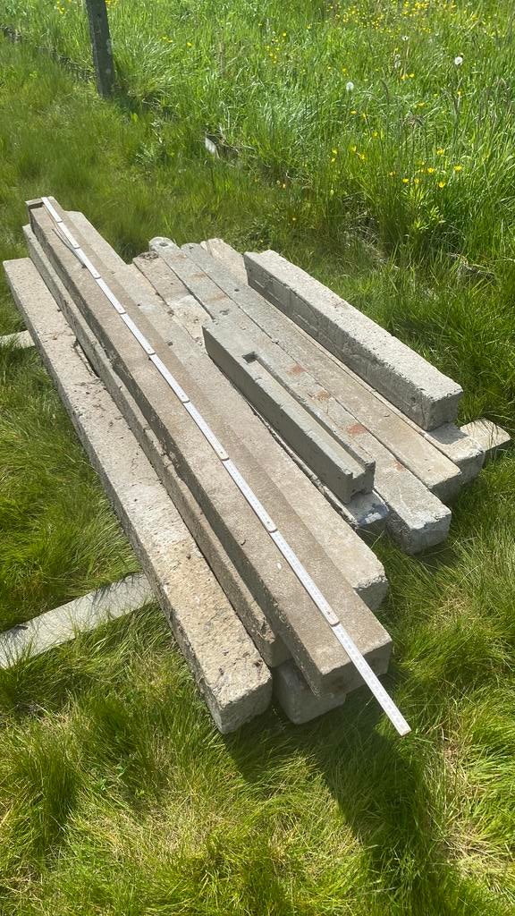 Betonpalen-plaat, Ophalen, Gebruikt