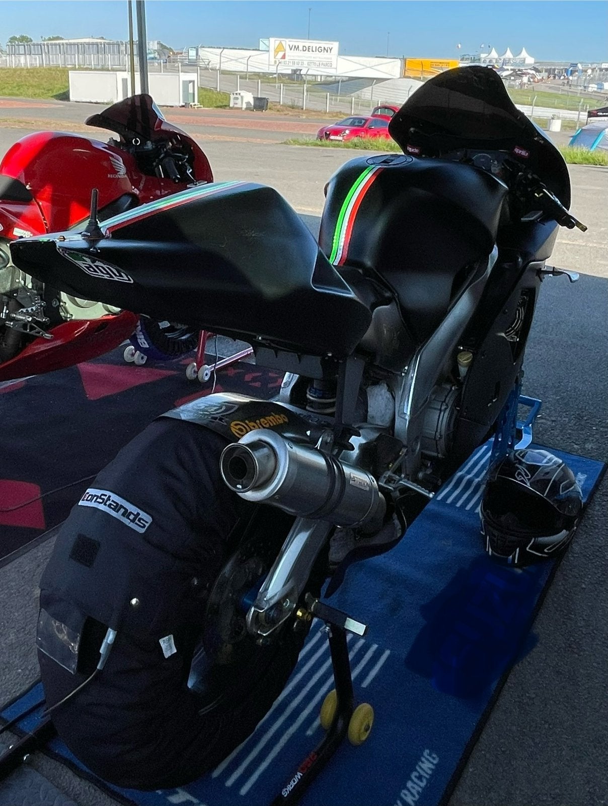 Aprillia RSV mille Circuit, Motoren, 2 cilinders, Sportuitlaat, Gebruikt, Super Sport