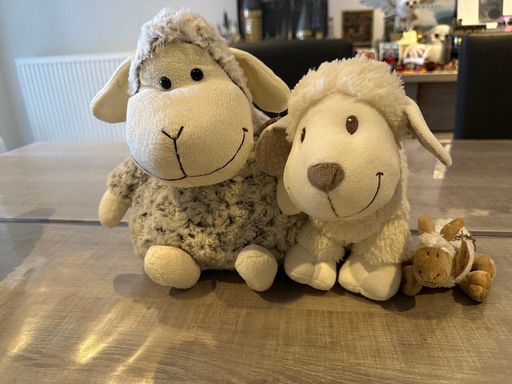 3 schapenknuffels, Enlèvement, Comme neuf, Autres types