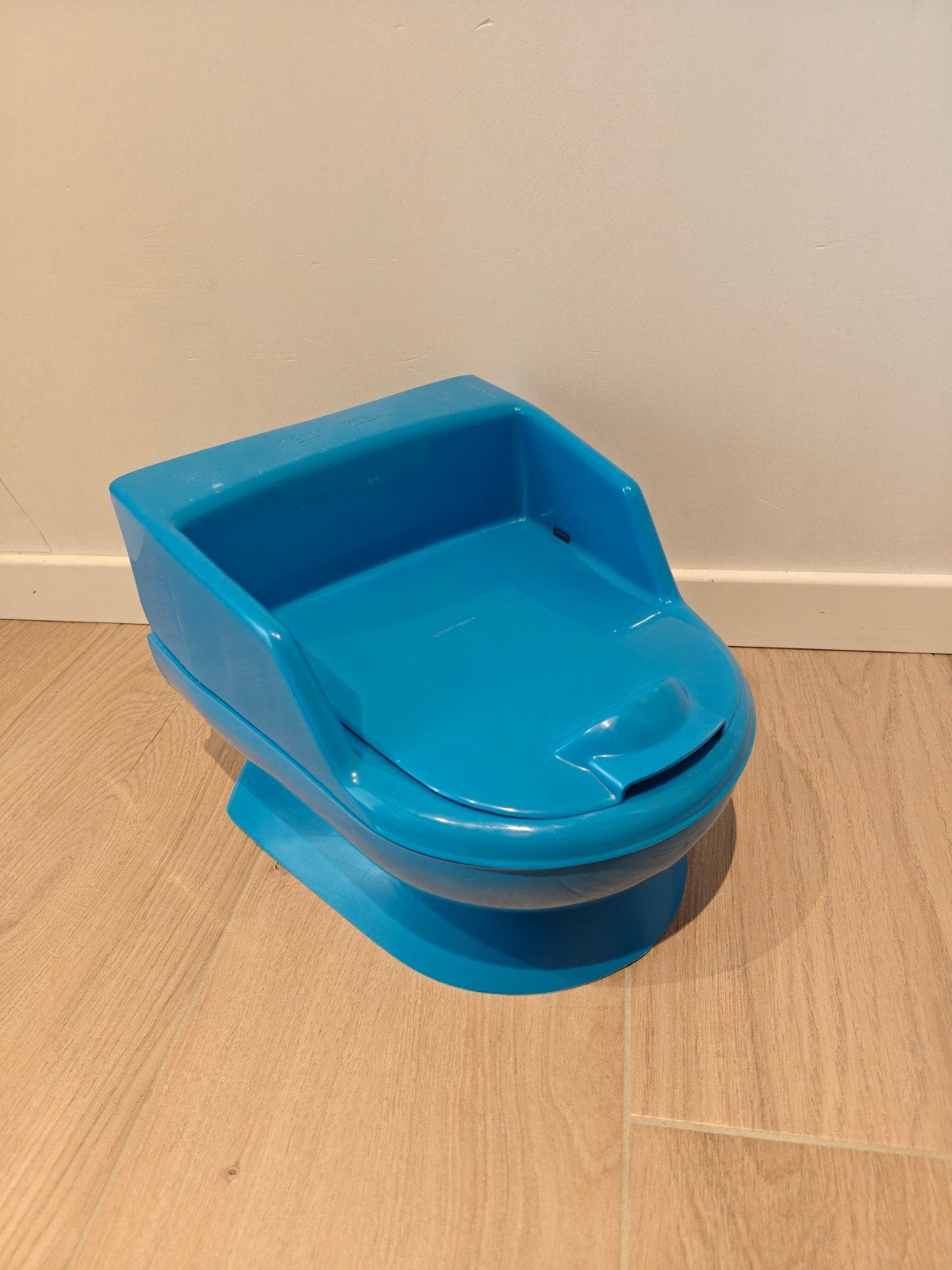 Blauw kinderpotje met deksel, Ophalen, Gebruikt, Overige merken, Standaard