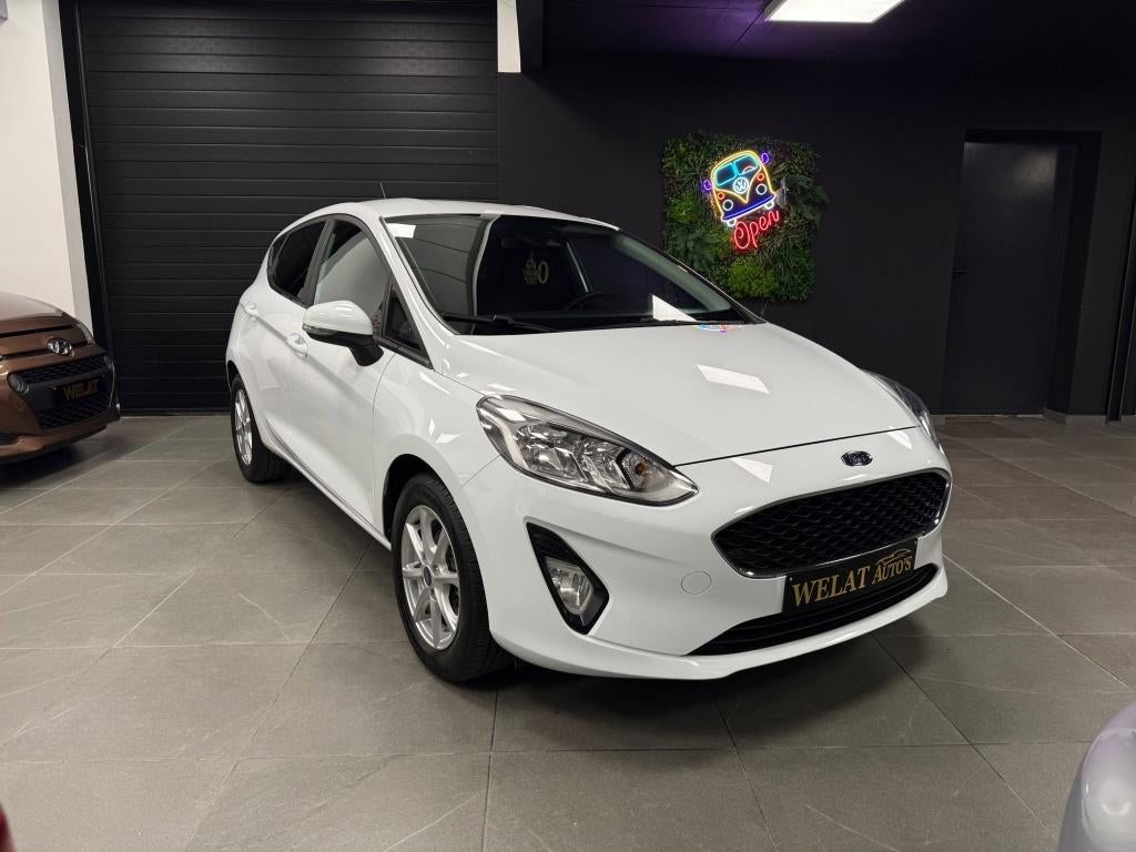 FORD FIESTA 2018 TURBO BENZINE 79.000KM, Auto's, Bluetooth, Wit, Bedrijf, Fiësta