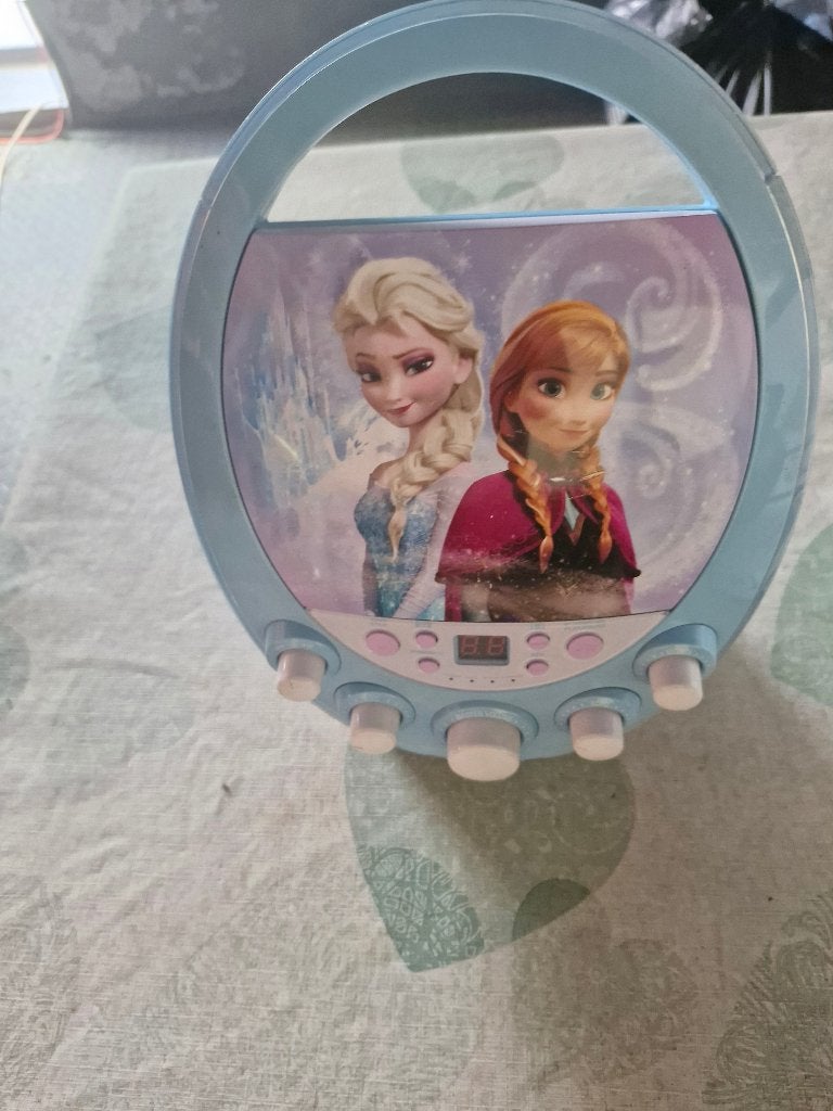 Disney Frozen karaoke boombox sing-along speaker Elsa & Anna, Verzamelen, Ophalen