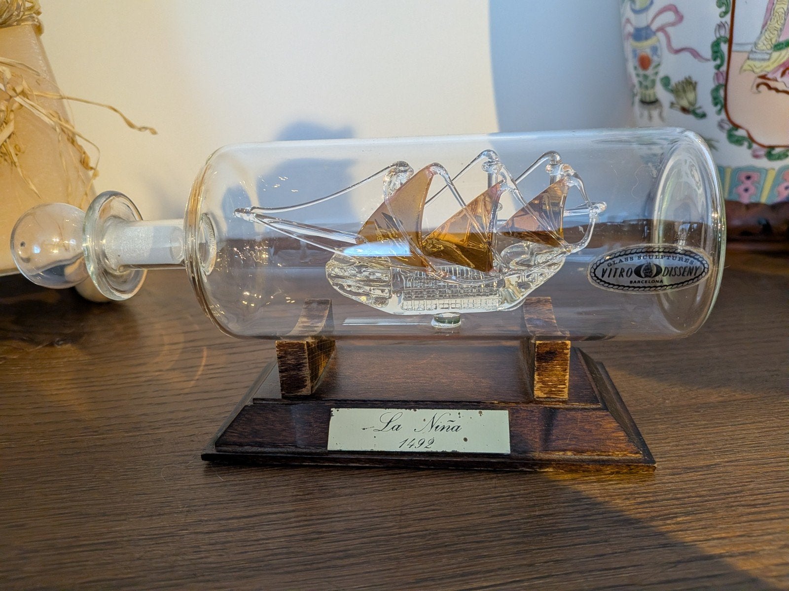 handgeblazen bootje, Ophalen