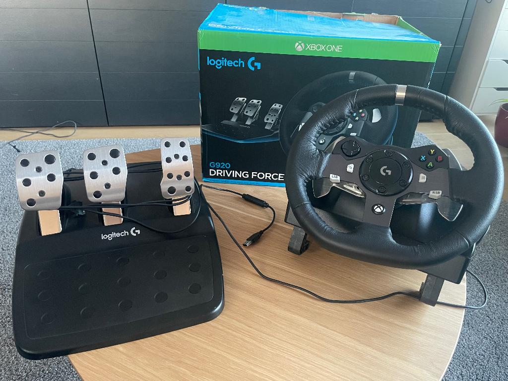 De drijvende kracht van de Logitech G920, Games en Spelcomputers, Ophalen, Gebruikt, Stuur of Pedalen