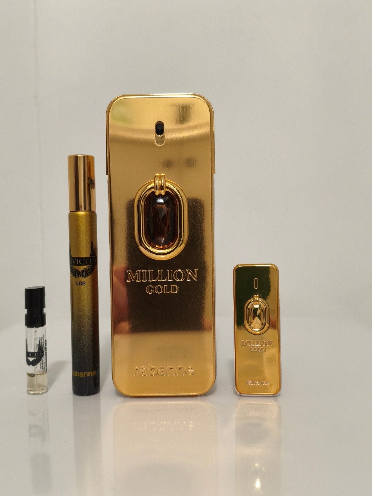 Paco Rabanne Million Gold Elixir Parfum intense 100ml +5ml, Enlèvement, Comme neuf, Bouteille de parfum, Plein
