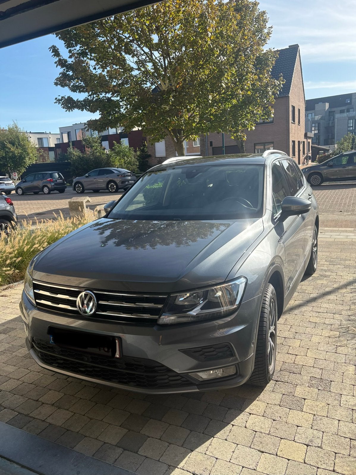 Tiguan Allspace 2.0 TDi  Comfortline DSG, 02/2020, 135000 km, Auto's, 4 cilinders, Blauw, Leder, 5 deurs