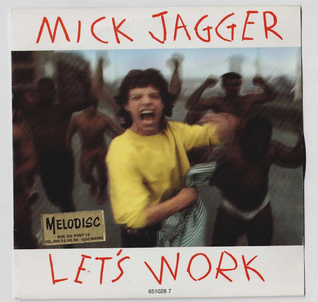 Mick Jagger - Let's Work - Catch As Catch Can, Enlèvement ou Envoi, 7 inch, Comme neuf, Rock et Metal