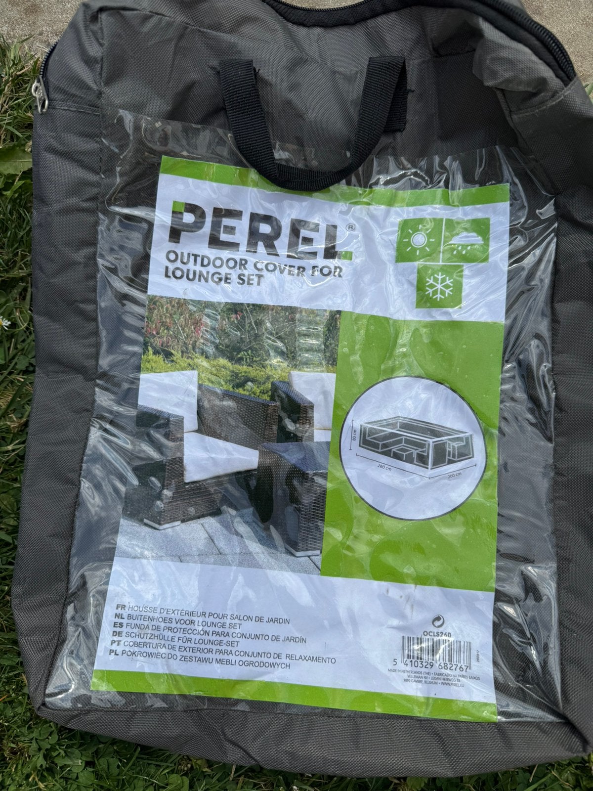 Perel hoes lounge set, Dieren en Toebehoren, Ophalen, Zo goed als nieuw