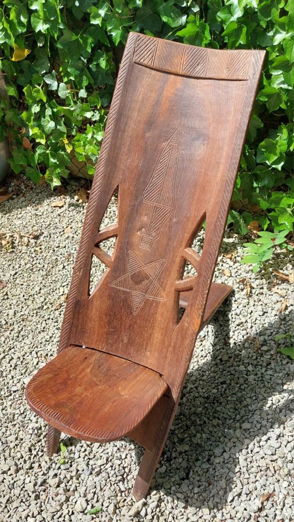 African Senufo Stargazer Chair, Ophalen