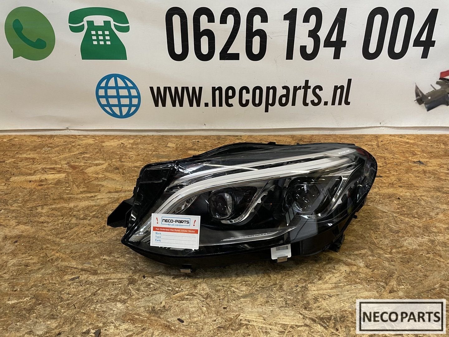 GLE ML W166 A166 ILS VOL LED KOPLAMP LINKS A1669063903, Gebruikt, -, Ophalen of Verzenden, -