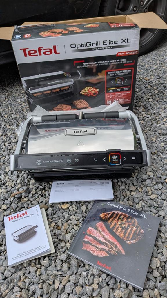 OptiGrill Elite XL GC760D12 Grill Intelligent - 16 programme, Electroménager, Grils de contact, Enlèvement ou Envoi