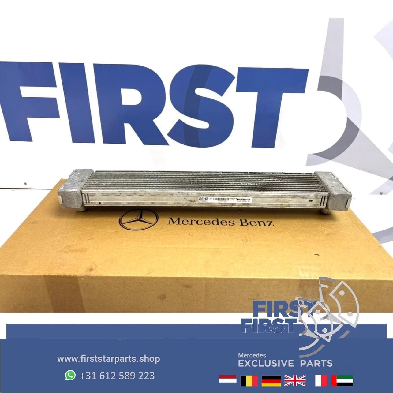A0995005103 OLIEKOELER W176 A W117 CLA W156 GLA 45 AMG OLIE, Gebruikt, -, Ophalen of Verzenden, -