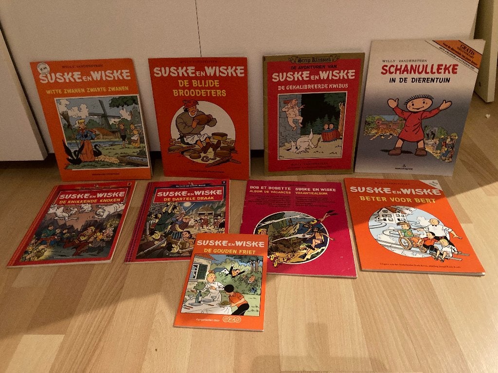 Suske en Wiske strips, Willy Vandersteen, Ophalen of Verzenden, Zo goed als nieuw, Meerdere stripboeken