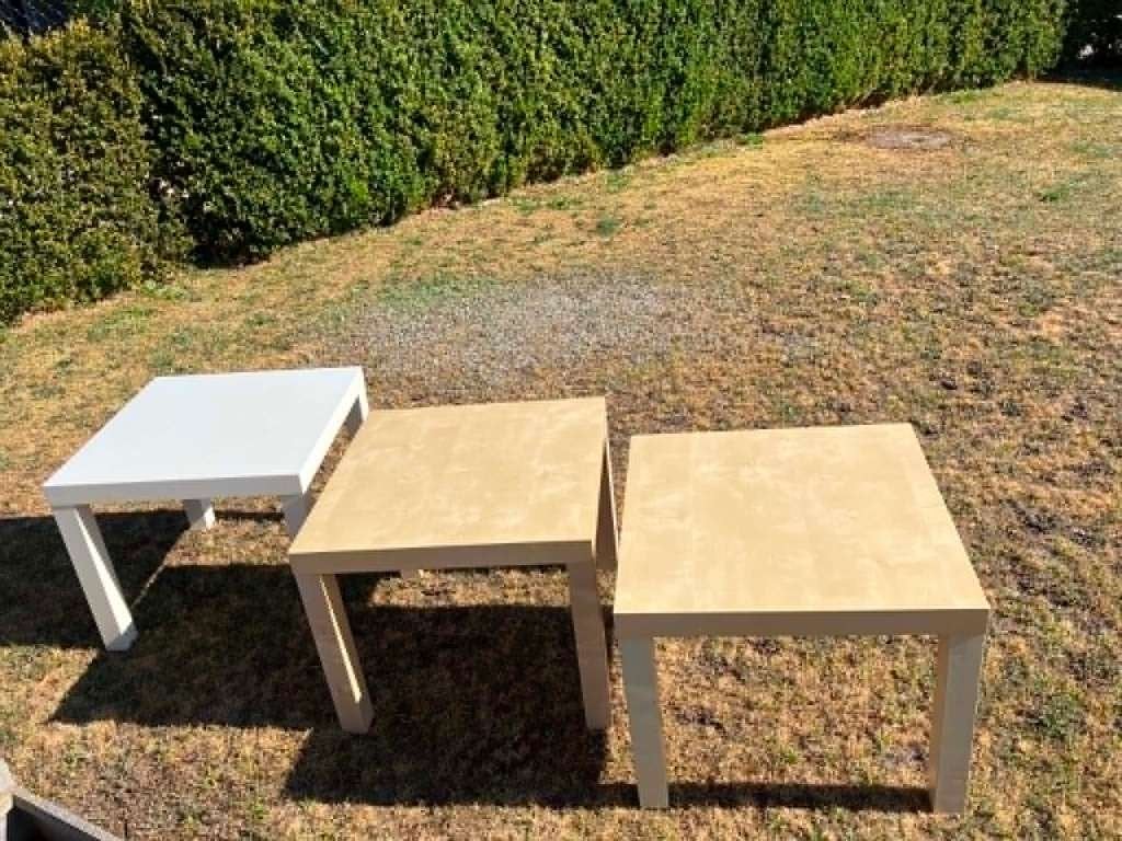 bijzettafel, Gebruikt, Vierkant, Scandinavisch, 55 tot 75 cm