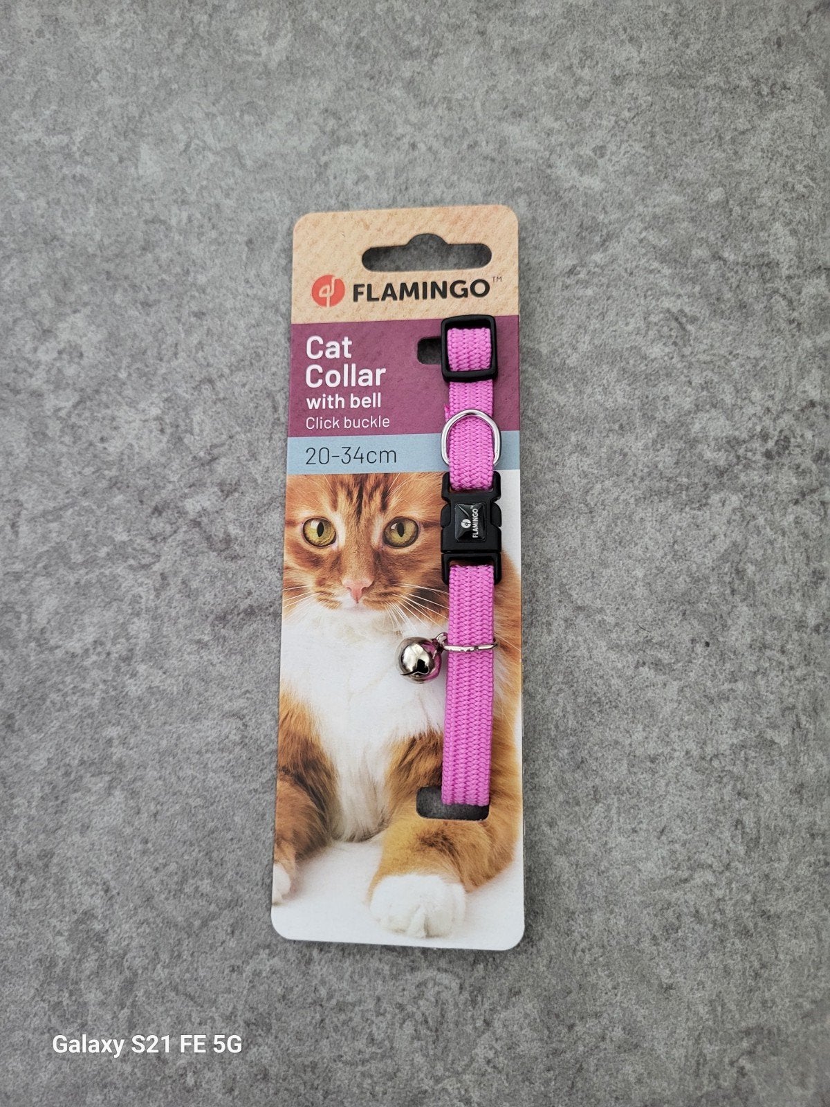 Kattenhalsband lila/roze, Ophalen of Verzenden, Nieuw