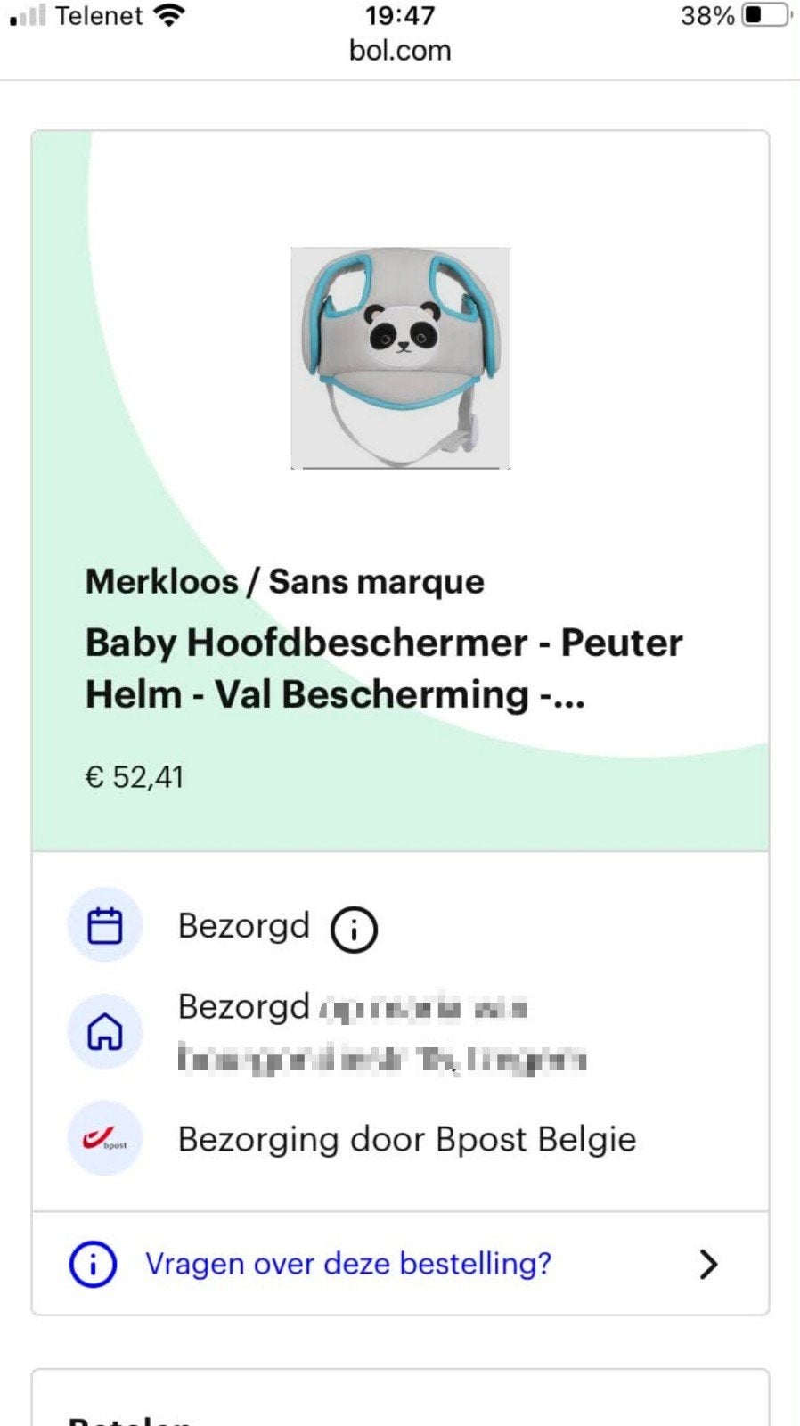 helm baby, Enlèvement