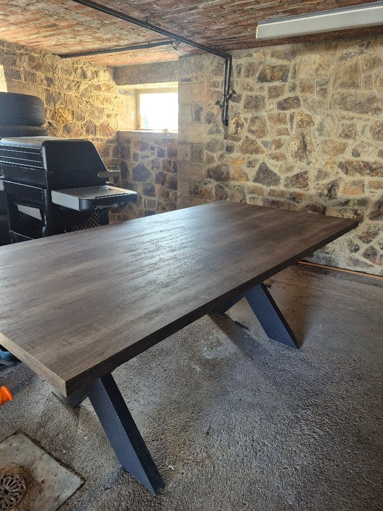 Table en bois, Enlèvement, Utilisé, Cinq personnes ou plus, Rectangulaire