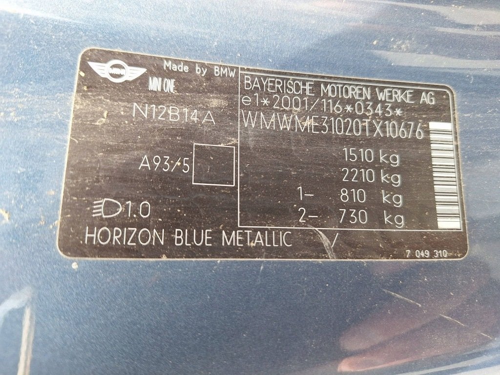 Moteur N12B14A Nu MINI MINI, Envoi, Utilisé, Skoda